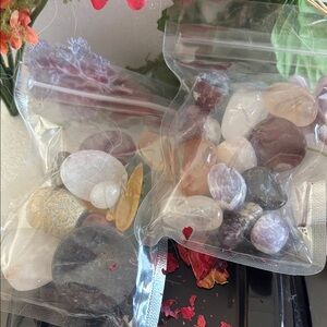 2 bags Assorted Tumbled Gemstone Mix - Multi Color